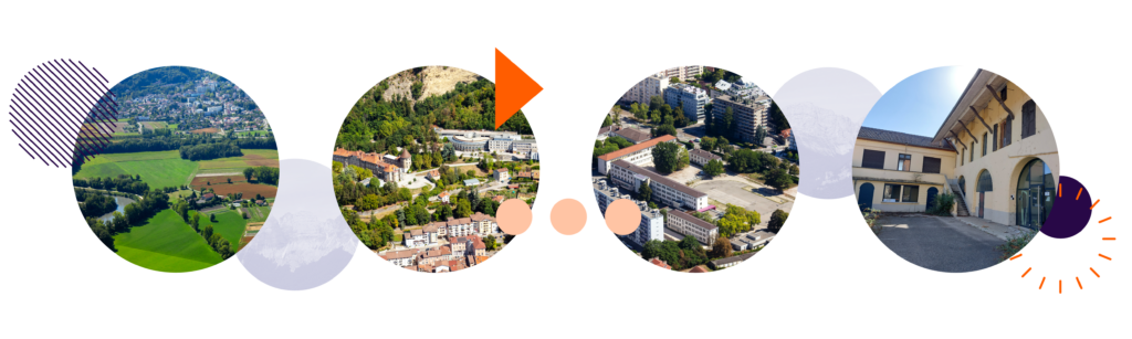 Photos illustratives du périmètre d'intervention de l'epfl du Dauphiné - Agrandir l'image, fenêtre modale